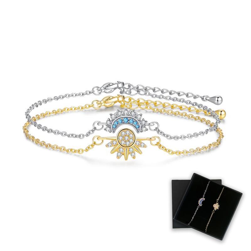 Krebba Sun & Moon Magnetic Bracelet Set
