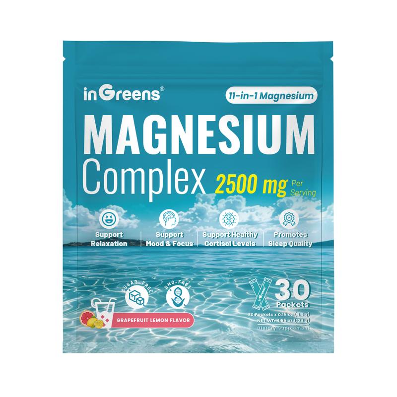 Krebba Magnesium Complex — 11 Tipos de Magnesio en un Solo Sobrecito