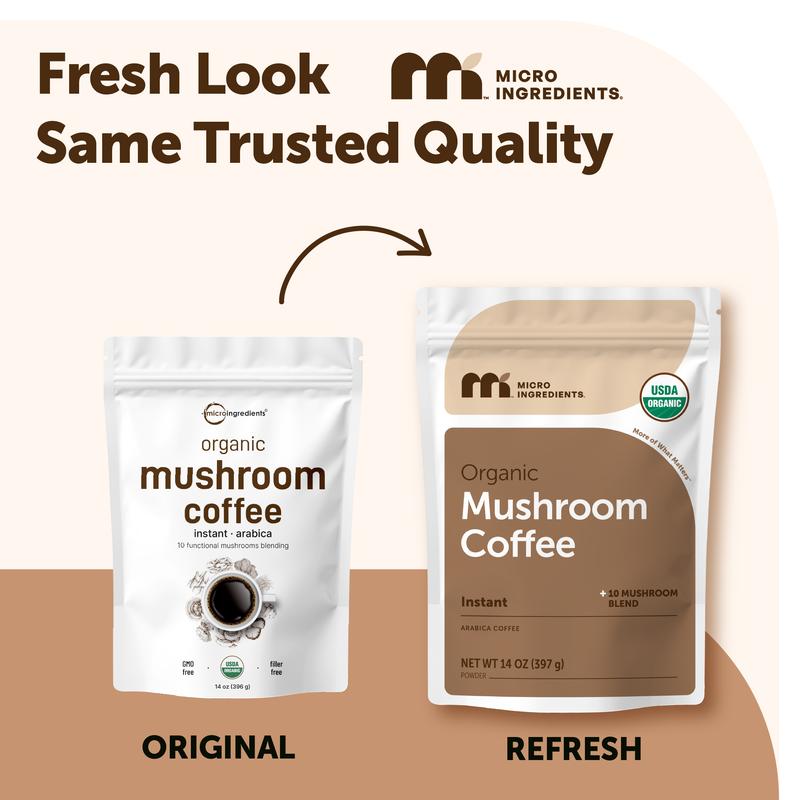 Krebba Mushroom Coffee — Café Orgánico con 10 Hongos Funcionales