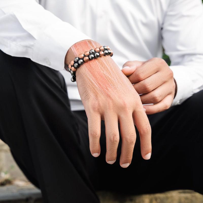 Krebba Copper + Hematite Magnetic Bracelet
