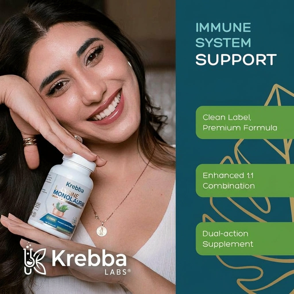 Lysine + Monolaurin Daily Support Capsules