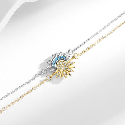 Krebba Sun & Moon Magnetic Bracelet Set
