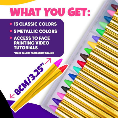 Krebba™ FacePop Paint Sticks