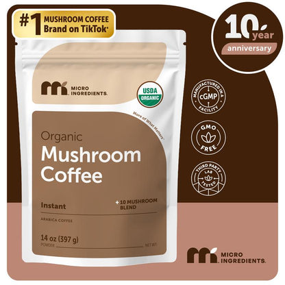 Krebba Mushroom Coffee — Café Orgánico con 10 Hongos Funcionales