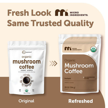 Krebba Mushroom Coffee — Café Orgánico con 10 Hongos Funcionales